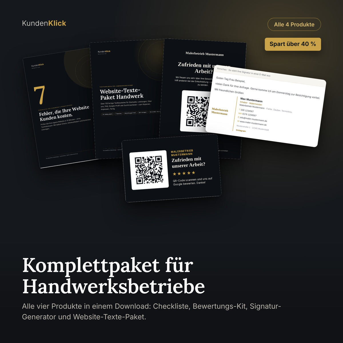 KundenKlick – Komplettpaket für Handwerksbetriebe